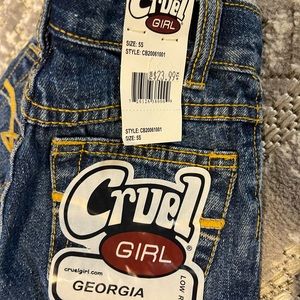 Cruel Girl “Georgia” New with Tags size 5 S low rise jeans